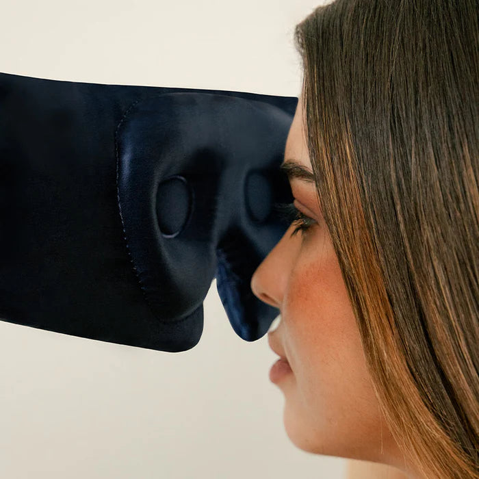 Navy Eyelash Protecting Mask