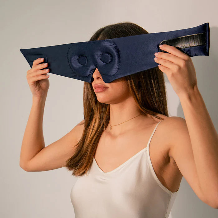 Navy Eyelash Protecting Mask