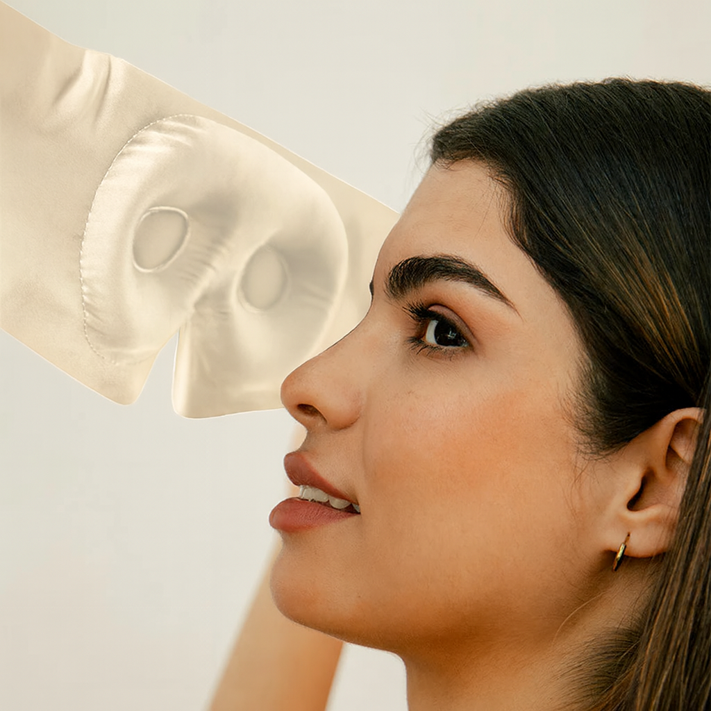 Ivory Eyelash Protecting Mask