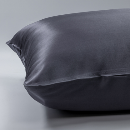 Silk Pillowcase Anthracite – 19MM