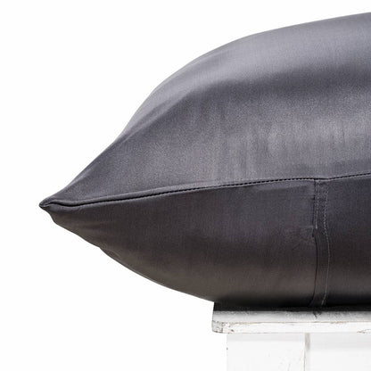 Silk Pillowcase Anthracite – 19MM